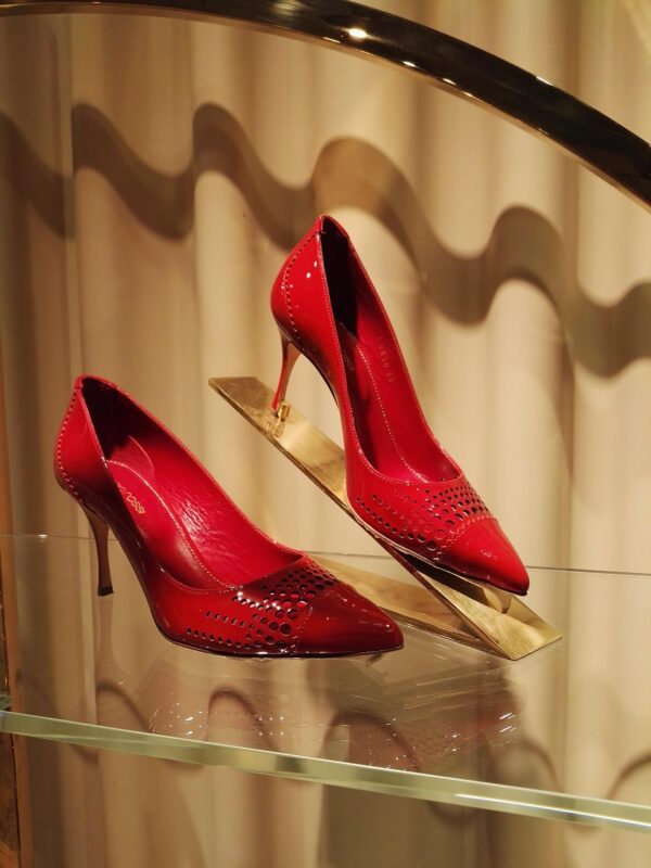 Stylish pencil red heel