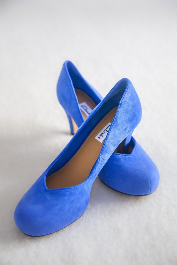 Royal light blue heel